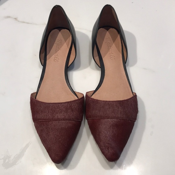 Madewell Calf hair and Leather Flats - Picture 1 of 8